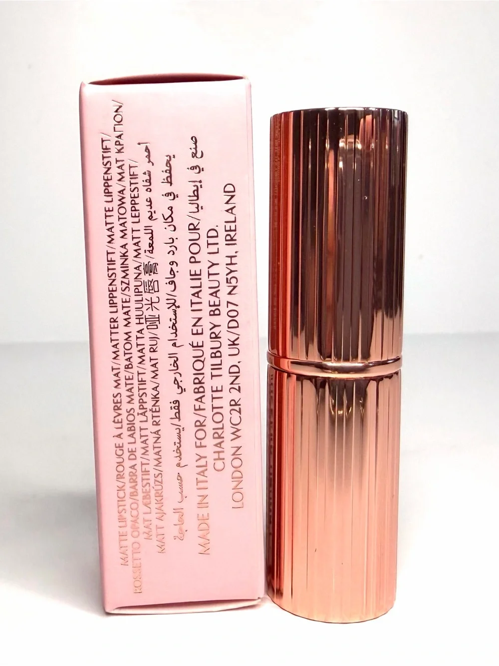 Charlotte Tilbury Matte Revolution Lipstick PILLOW TALK MEDIUM